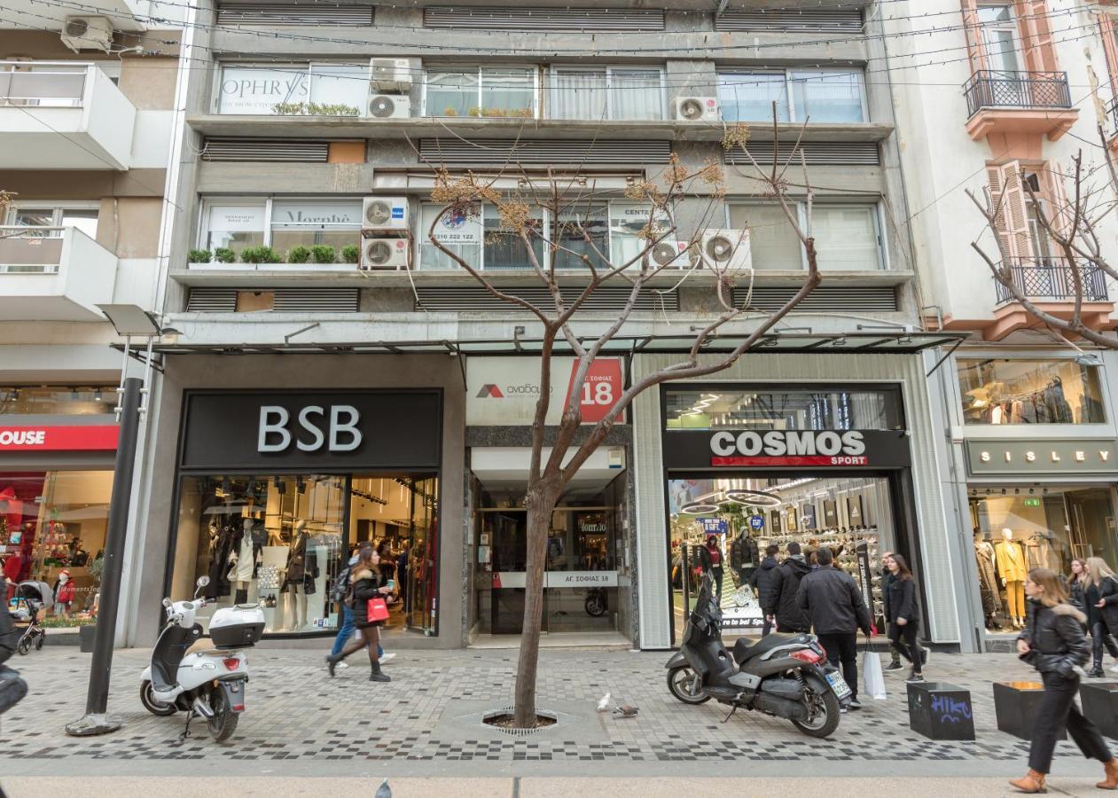 Ag.Sofias Pedestrian Area Luxury Ap. & Big Balcony Apartamento Tessalónica Exterior foto